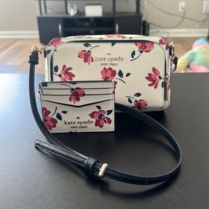 ♠️Kate Spade Cherry Blossom Crossbody & Cardholder